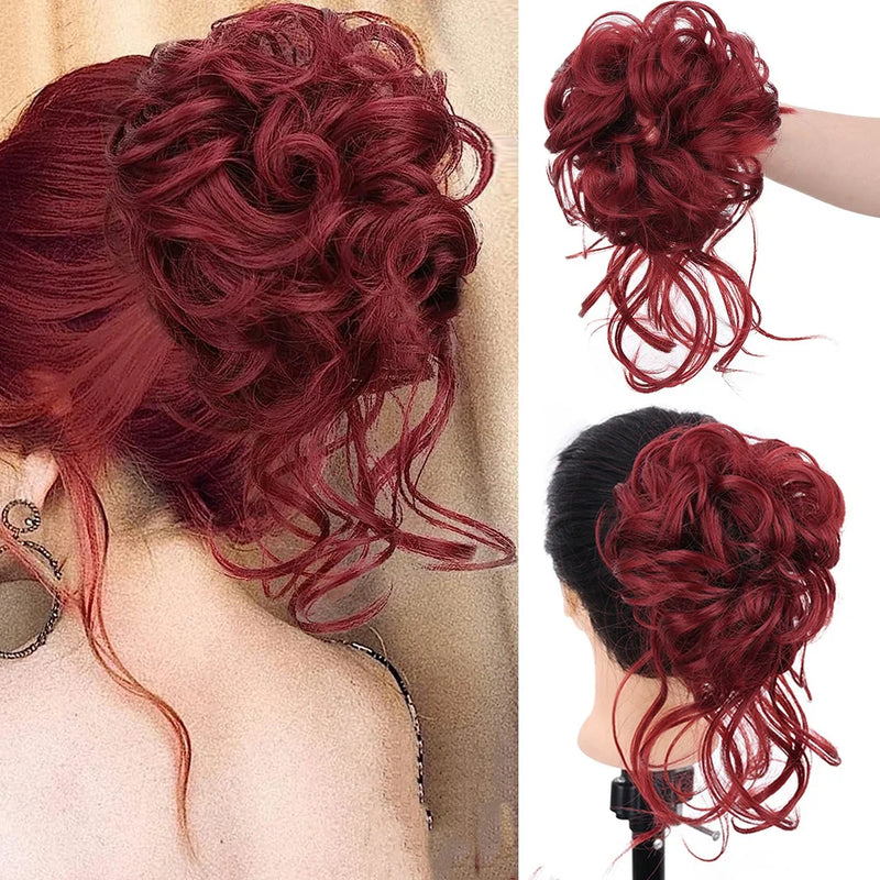 Curly Bun Hair Piece