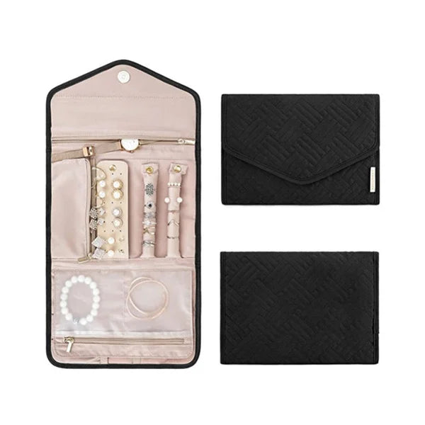 Stylish Versatile Folding Jewelry Organizer Bag