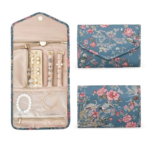 Stylish Versatile Folding Jewelry Organizer Bag