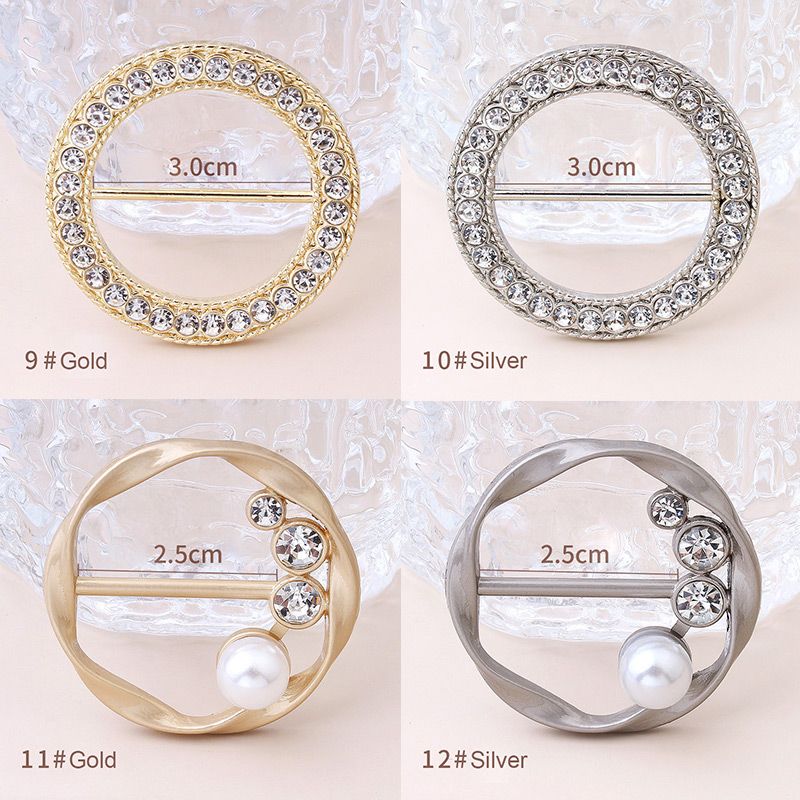 Classic All-match Pearl Rhinestone Buckles