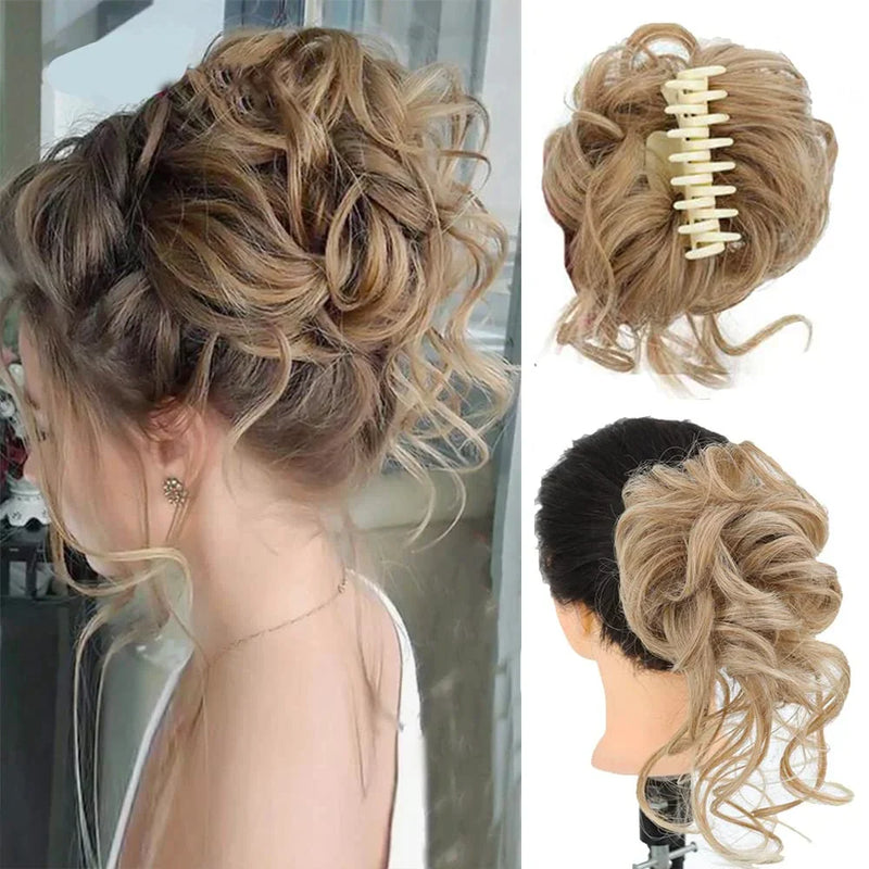 Curly Bun Hair Piece