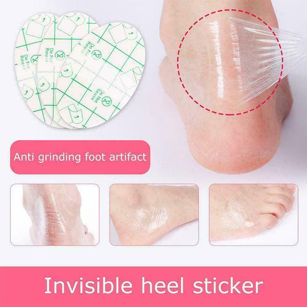 Self-adhesive Invisible Heel Anti-wear Sticker (20 PCS)