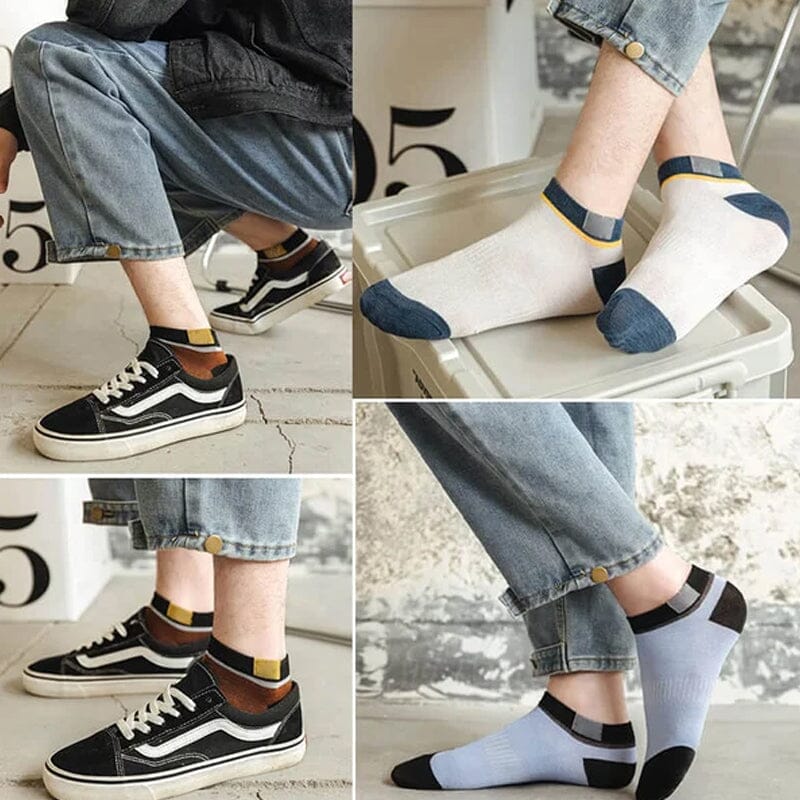 Men's spring summer sports thin socks