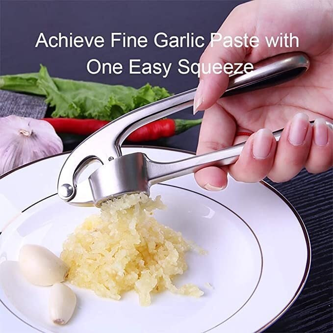 No Need to Remove Garlic Peel - Premium Garlic Press