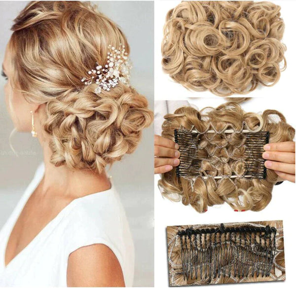 Curly Bun Comb Clip