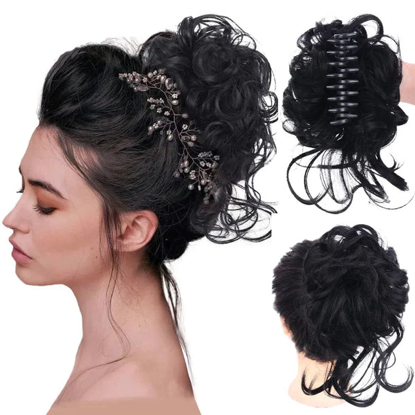 Curly Bun Hair Piece