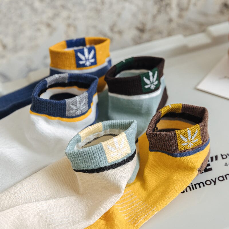 Men's spring summer sports thin socks