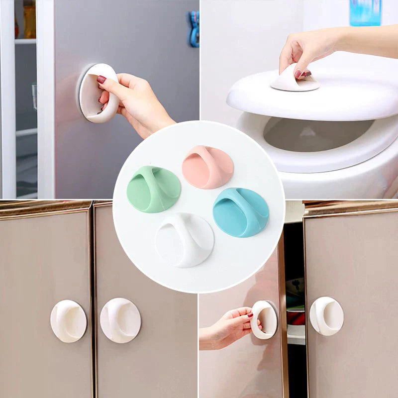 STRONG SPONGE GLUE PLASTIC DOOR HANDLE【4pcs】