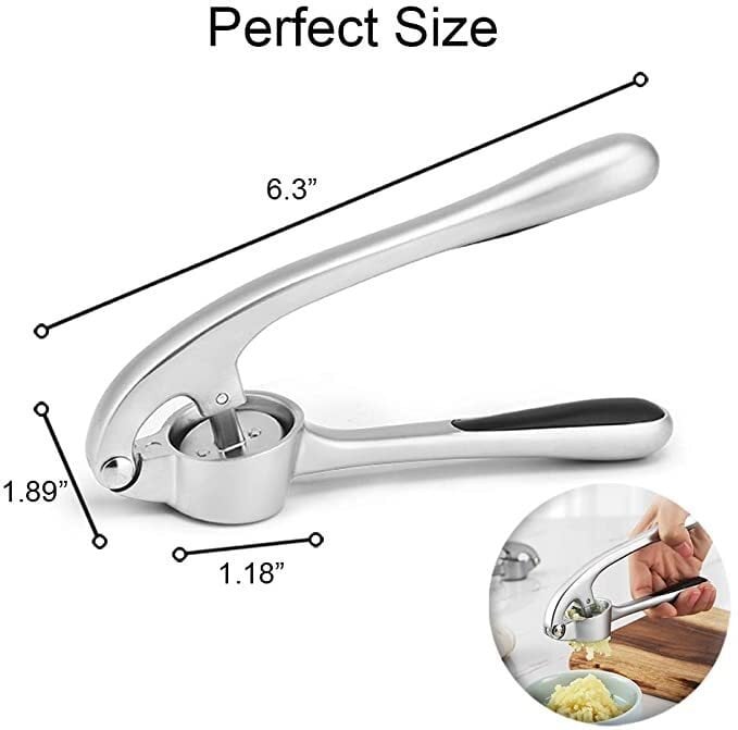 No Need to Remove Garlic Peel - Premium Garlic Press