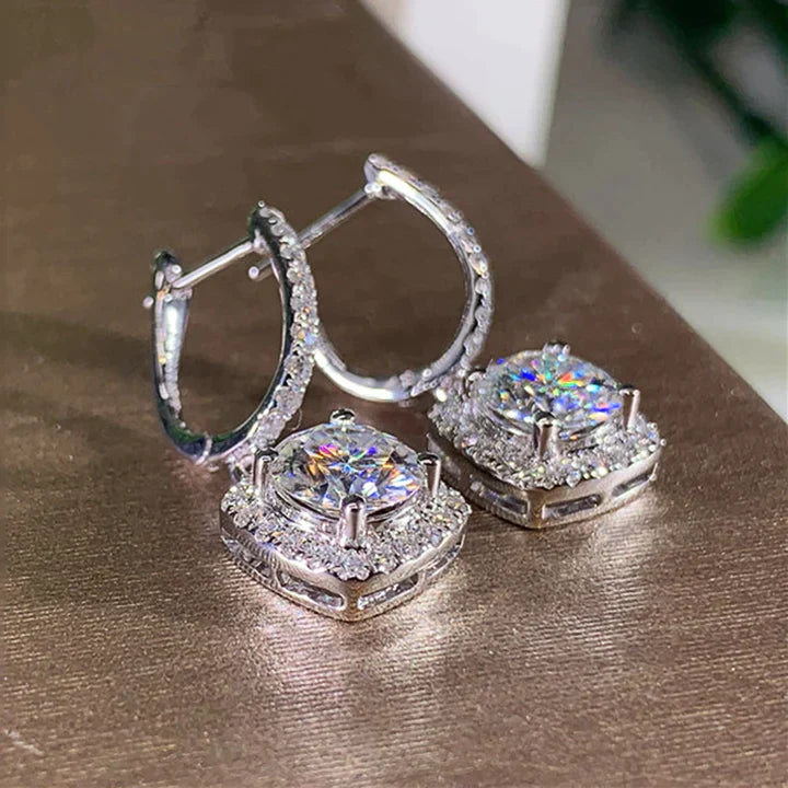 NEW TRENDY SQUARE SHAPE DROP EARRINGS