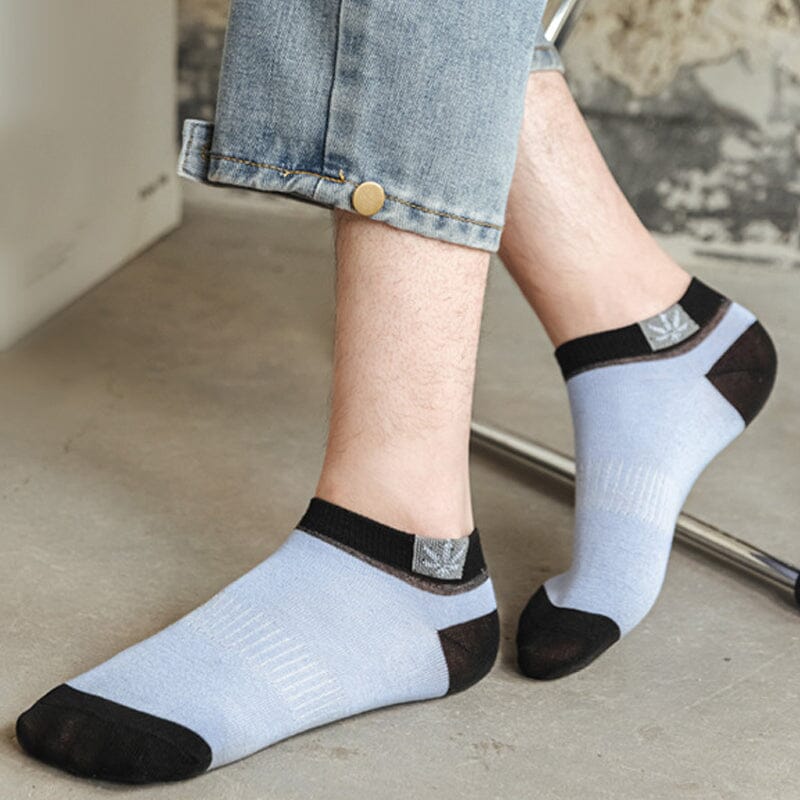 Men's spring summer sports thin socks
