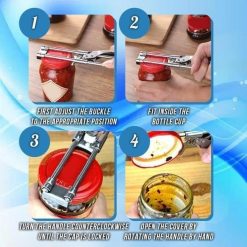 Adjustable Multifunctional Stainless Steel Can Opener