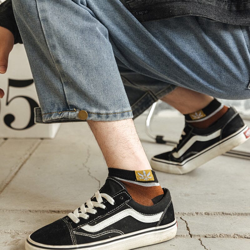 Men's spring summer sports thin socks