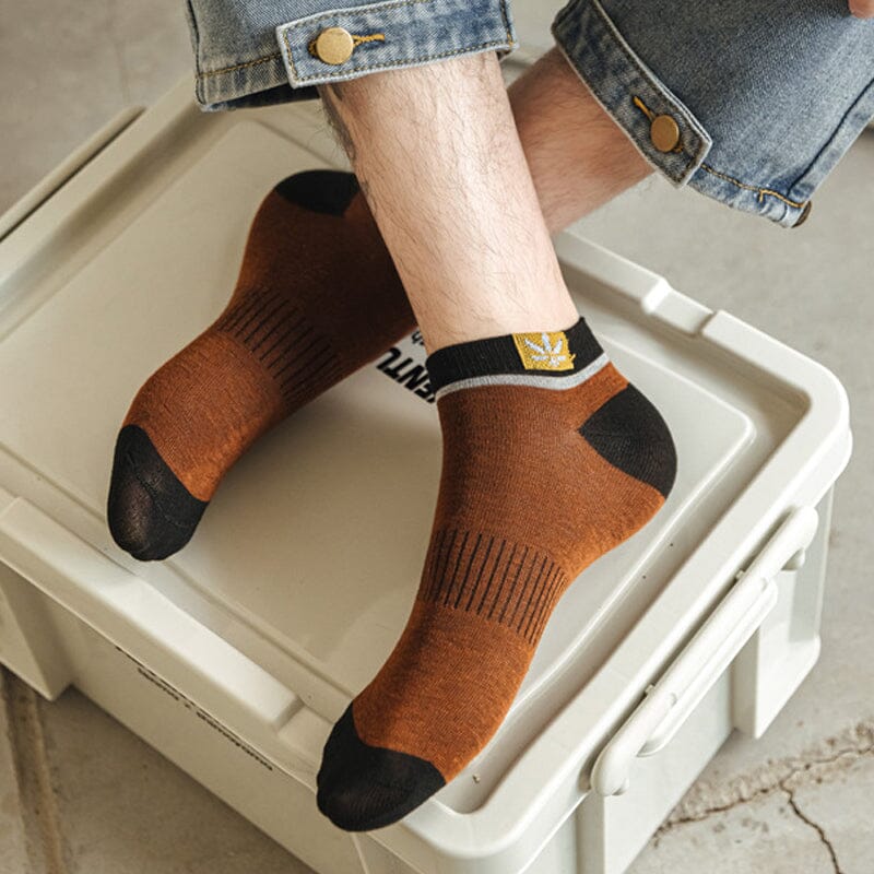 Men's spring summer sports thin socks