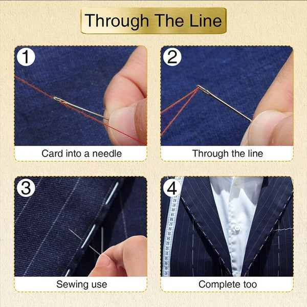 Self-threading Needles