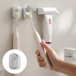 Toothbrush Holder Wall Mounted With Cover