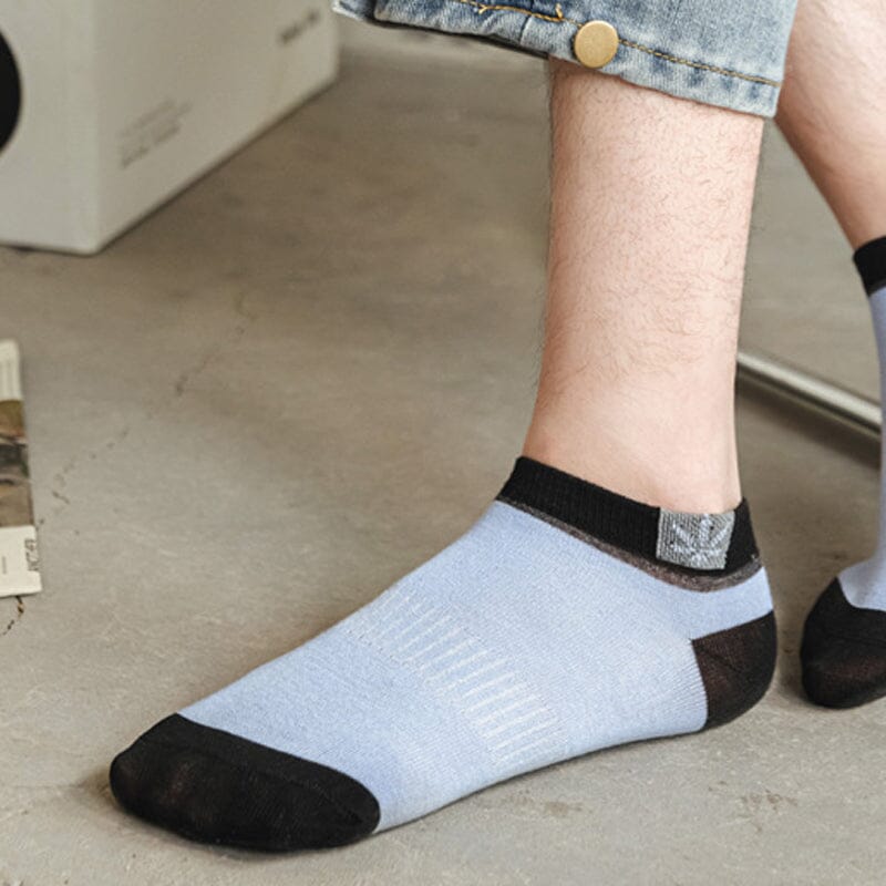 Men's spring summer sports thin socks