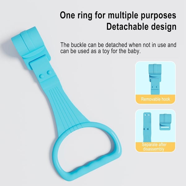 👶🏻2 Pcs Pull Up Ring for Baby Playpen Handle Grip for Toddlers - 4 Colors