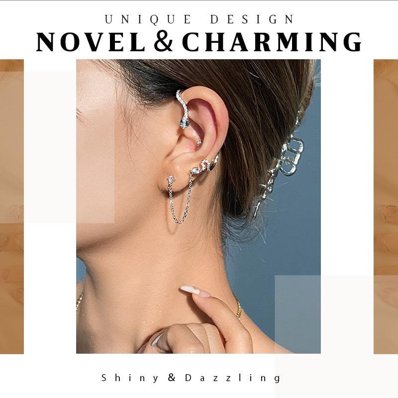 Novel Snake-Shape Earrings