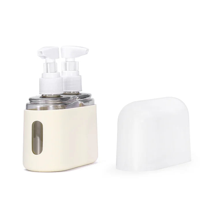 Mini Shampoo Dispenser Portable Travel Bottle Set