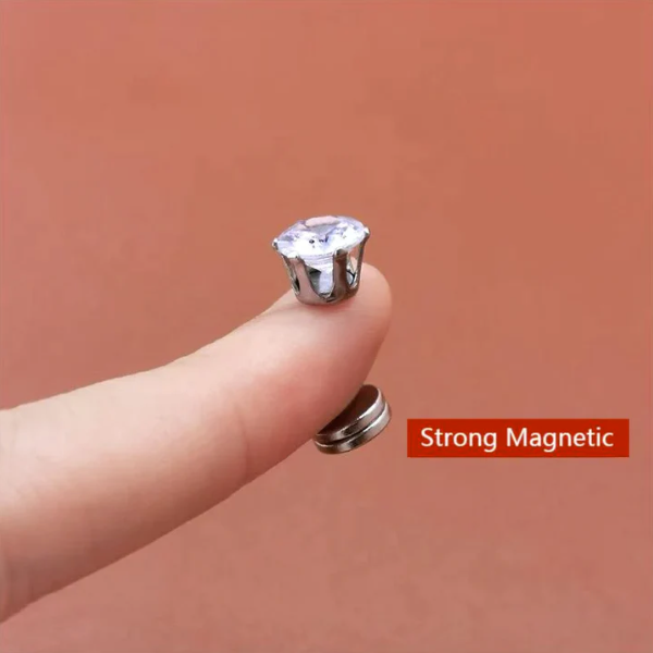 Magnetic Zircon Earrings