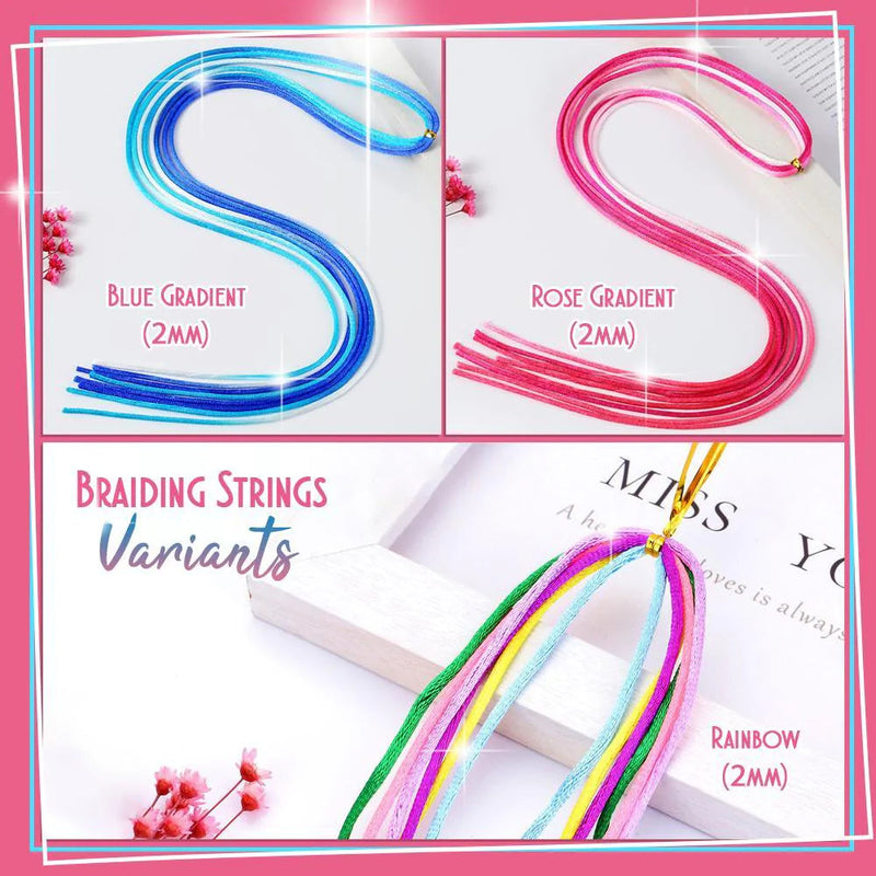 Colourful Hair Braiding Strings