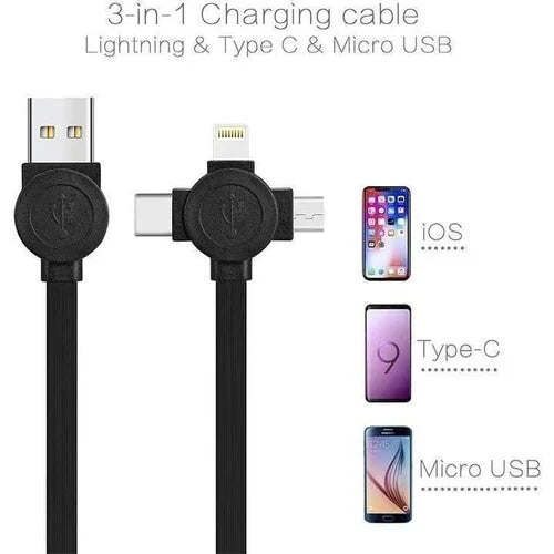 3 In 1 Data Cable Phone Holder