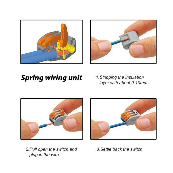 Universal Wire Connector Terminal Block For Fast Wiring (5pcs)