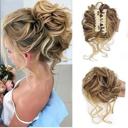 Curly Bun Hair Piece