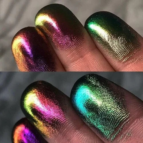 Multi-Chrome Shade Shifting Pigments