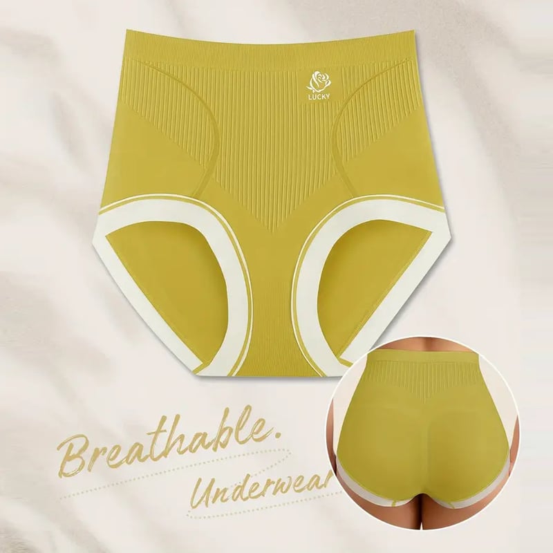 🔥Women's High Waist Seamless Panties , Casual Comfy Breathable（3-pack）