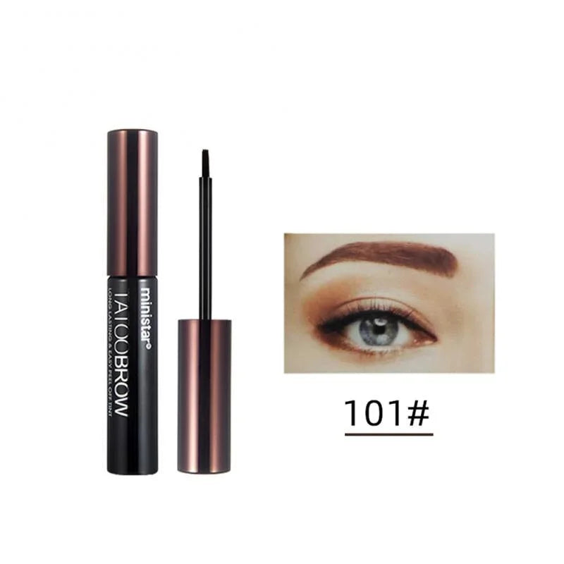 Eye Brow Gel Tattoo Tint Waterproof Peel Off Eye Brow Pomade Tattoo Long-lasting Dye Eyebrow