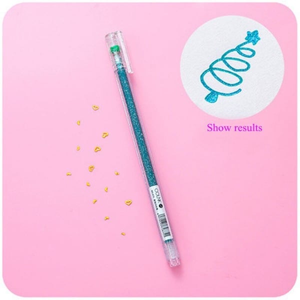 Glitter Gel Pen Set (8 colors)