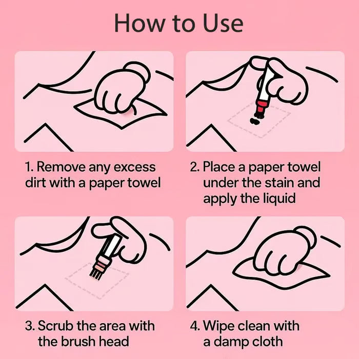Instant Stain Remover Pen for Clothes Fabric Shoes