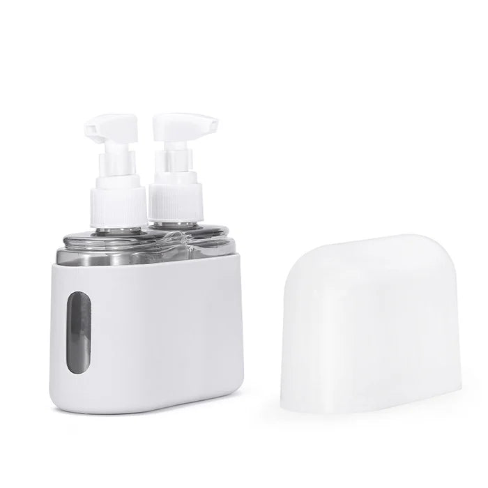 Mini Shampoo Dispenser Portable Travel Bottle Set