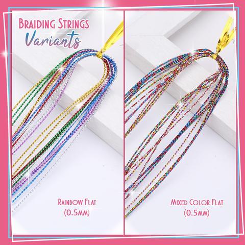 Colourful Hair Braiding Strings