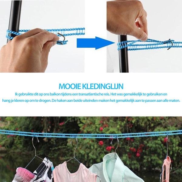 🔥Windproof Non-Slip Clothesline