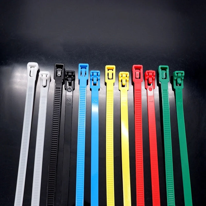 50 pieces/pack reusable nylon zip ties