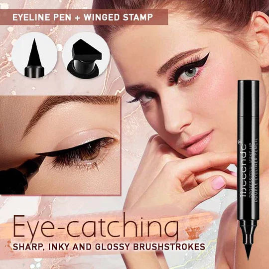 Dual-head Winged Stamp Liquid Eyeliner