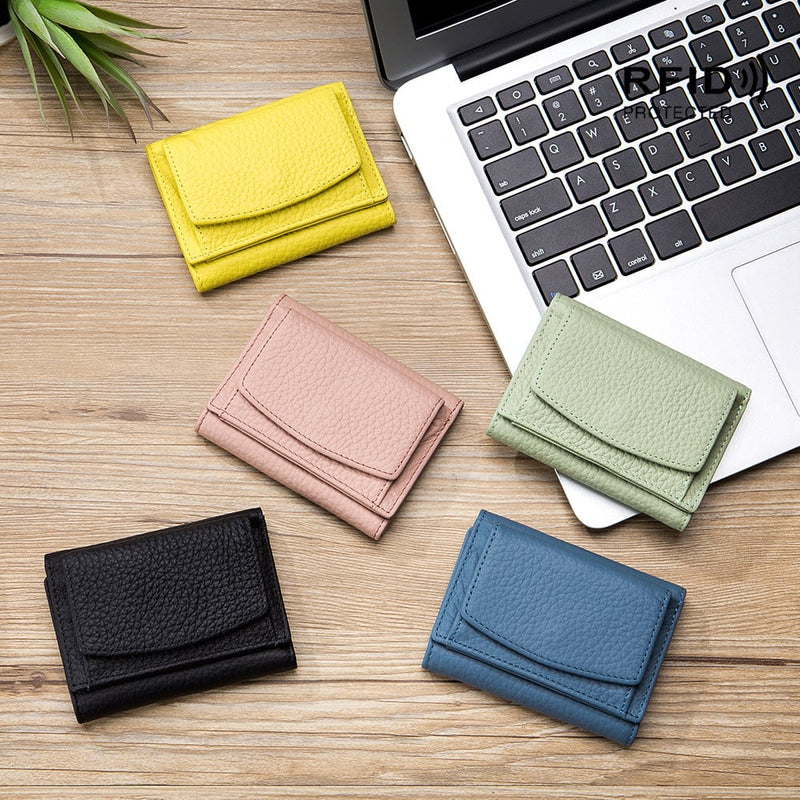 New Unisex Anti-Credit Card Fraud Folding Mini Wallet