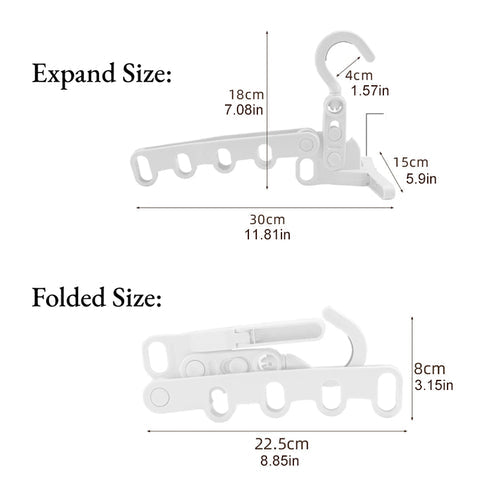 Foldable Travel Hangers