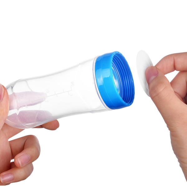 Baby Silicone Food Supplement Bottle Rice Paste Spoon