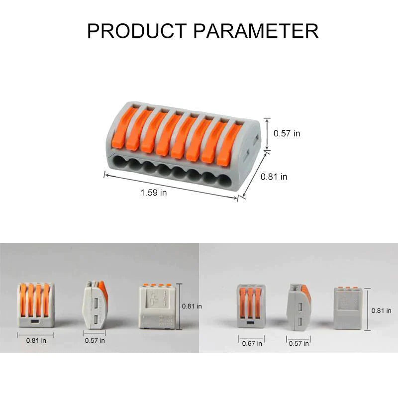 Universal Wire Connector Terminal Block For Fast Wiring (5pcs)