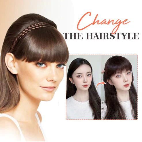 Stylish Braid Headband Bangs