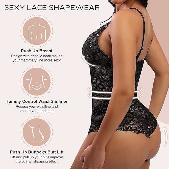 🔥Lace Shaping BodySuit
