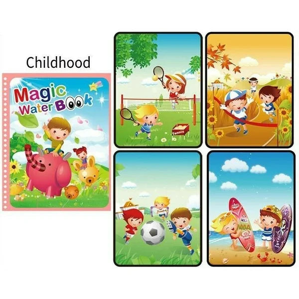 Magic Water Coloring Book