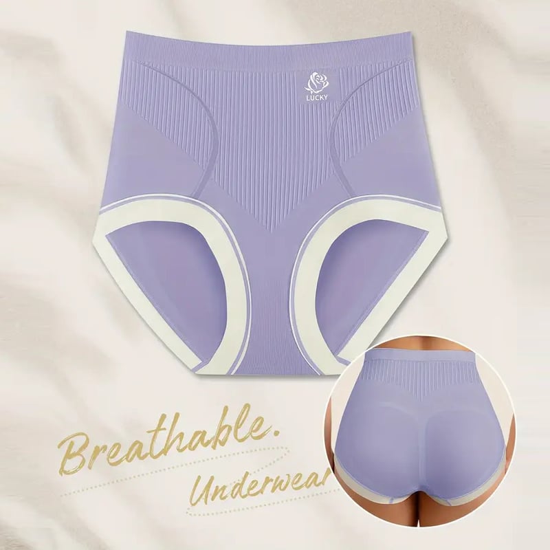 🔥Women's High Waist Seamless Panties , Casual Comfy Breathable（3-pack）