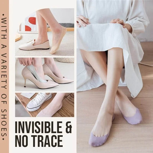 Invisible Non-slip Ice Silk Socks ( 3 Pairs )