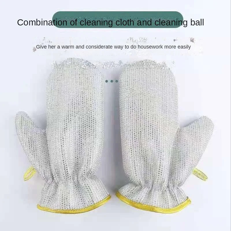 Wire Dishwashing Gloves（Reusable 10,000 times）