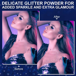 WATERPROOF GLITTER SPRAY STAGE PARTY HAIR AND CLOTHES